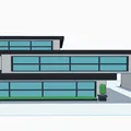 Mô hình nhà ở hiện đại (Modern House) thiết kế tối giản cho in 3D - Thumbnail 2