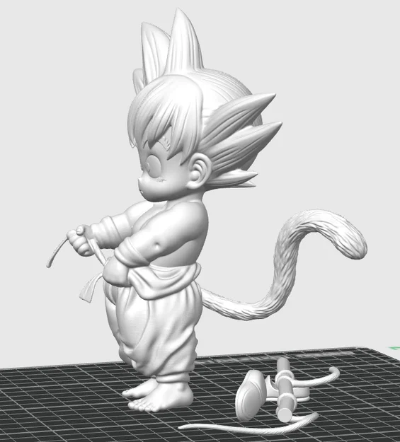 Mô hình Son Goku nhí với Gậy Như Ý – Dragon Ball - Image 3