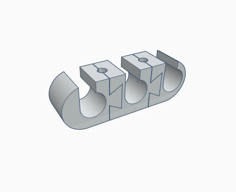 Bộ giá đỡ dây cáp dạng module (Modular Cable Organizer) - Image 2