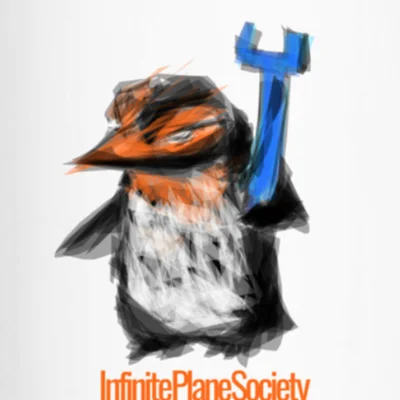 Mô hình 3D Penguin 2.0 - Linh vật Infinite Plane Society cực chất