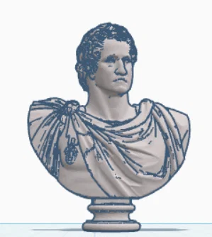 Mô hình tượng bán thân Washington (Washington Bust) trang trí - Image 1