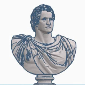 Mô hình tượng bán thân Washington (Washington Bust) trang trí