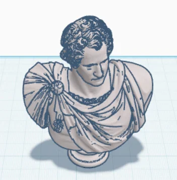Mô hình tượng bán thân Washington (Washington Bust) trang trí - Image 2