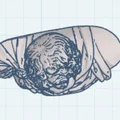 Mô hình tượng bán thân Washington (Washington Bust) trang trí - Thumbnail 3