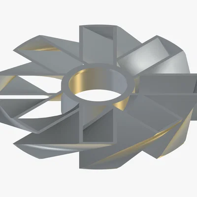 Thiết kế cánh quạt 8 lưỡi hình học Squaroidal độc đáo cho in 3D