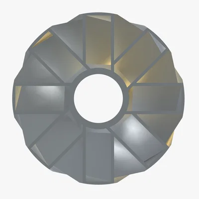 Thiết kế cánh quạt 8 lưỡi hình học Squaroidal độc đáo cho in 3D