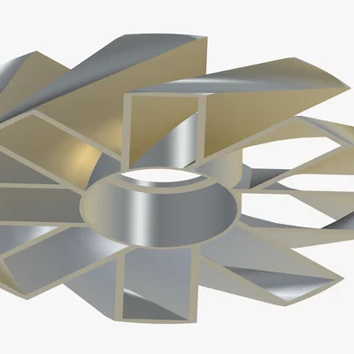 Thiết kế cánh quạt 8 lưỡi hình học Squaroidal độc đáo cho in 3D