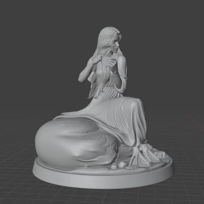 Mô hình 3D Lamia Vasca - Nàng tiên cá thần thoại đầy nghệ thuật