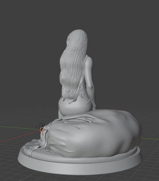 Mô hình 3D Lamia Vasca - Nàng tiên cá thần thoại đầy nghệ thuật - Image 7