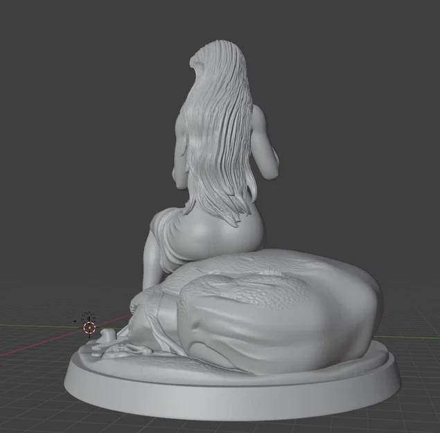 Mô hình 3D Lamia Vasca - Nàng tiên cá thần thoại đầy nghệ thuật - Image 11