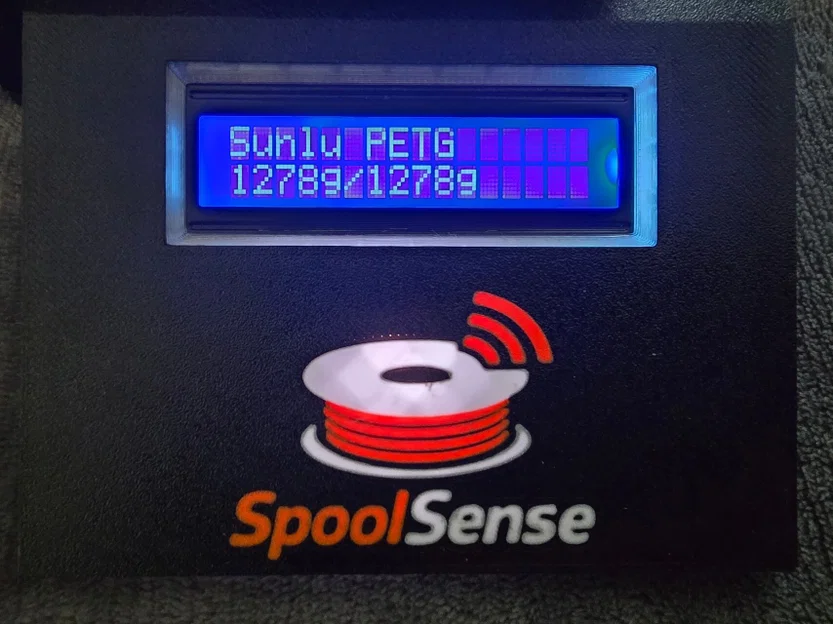 Bộ vỏ đọc SpoolSense cho Cereal DryBox kiểu AMS - LCD 16x2 và LED trạng thái RGB - Image 6