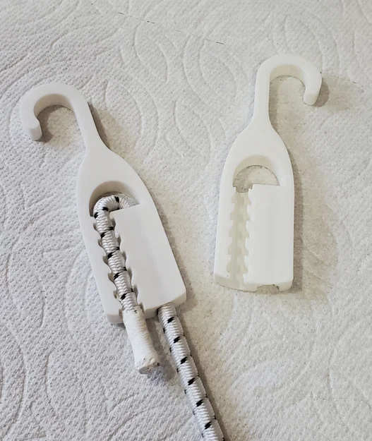 Cặp móc kẹp Grommet tích hợp đầu kẹp cá sấu cho dây Bungee - Image 2
