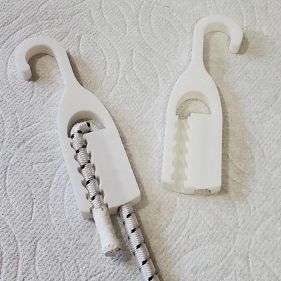 Cặp móc kẹp Grommet tích hợp đầu kẹp cá sấu cho dây Bungee