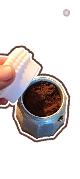 Dụng cụ nén cà phê 3D cho ấm Moka (Tamper 60.5mm) - Image 1