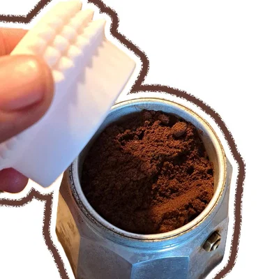 Dụng cụ nén cà phê 3D cho ấm Moka (Tamper 60.5mm)