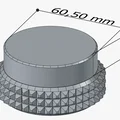 Dụng cụ nén cà phê 3D cho ấm Moka (Tamper 60.5mm) - Thumbnail 2