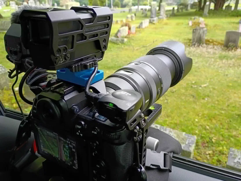 Adapter gắn rail Picatinny/NATO cho camera cage và cheese plate - Image 1