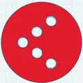 Mô hình móc khóa và đồng xu biểu tượng Kruidvat (In 3D) - Thumbnail 1