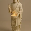 File in 3D giá nến Chúa Giêsu Thánh Tâm (Sacred Heart Jesus) - File STL - Thumbnail 3