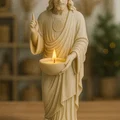 File in 3D giá nến Chúa Giêsu Thánh Tâm (Sacred Heart Jesus) - File STL - Thumbnail 4