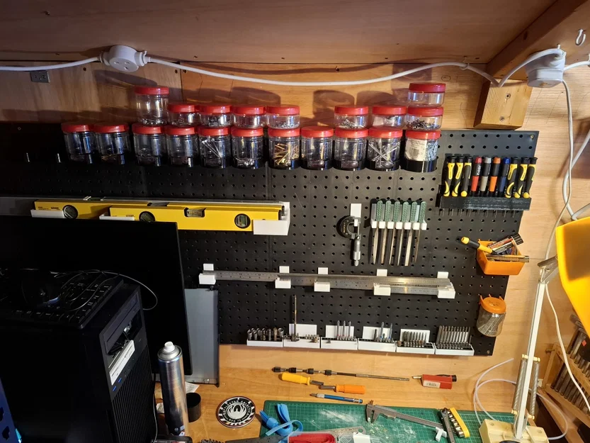 Pegboard và các phụ kiện đi kèm (OpenSCAD) - Image 2
