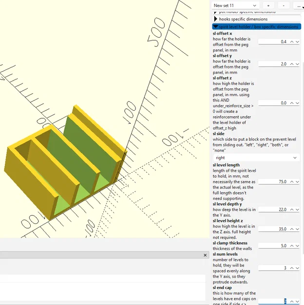 Pegboard và các phụ kiện đi kèm (OpenSCAD) - Image 11