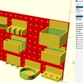 Pegboard và các phụ kiện đi kèm (OpenSCAD) - Thumbnail 19