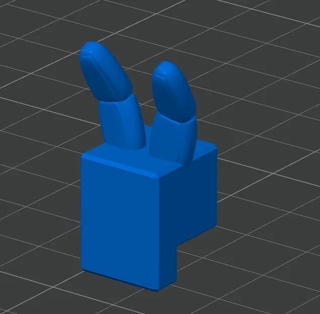 Mô hình đầu Easy 13 với đôi tai thỏ đáng yêu - Phụ kiện in 3D - Image 1
