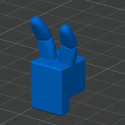Mô hình đầu Easy 13 với đôi tai thỏ đáng yêu - Phụ kiện in 3D