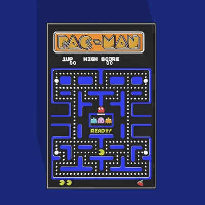 Mô hình trang trí Pac-Man Arcade 3D đậm chất hoài niệm