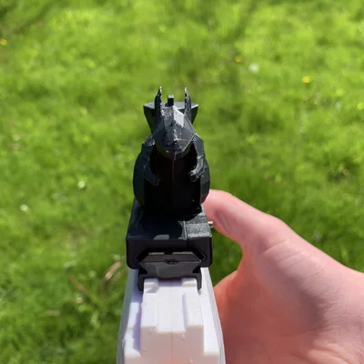 Thước ngắm 3D hình chú sóc độc đáo cho súng Nerf blaster