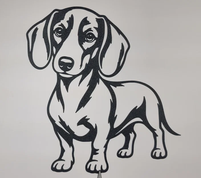 Tranh treo tường nghệ thuật hình chó Dachshund - Image 2