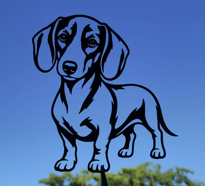 Tranh treo tường nghệ thuật hình chó Dachshund - Image 3