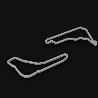 Bộ mô hình đường đua Formula 1 (24 chặng đua) file in 3D
