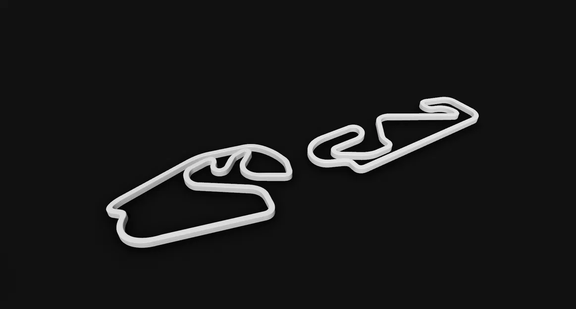 Bộ mô hình đường đua Formula 1 (24 chặng đua) file in 3D - Image 4