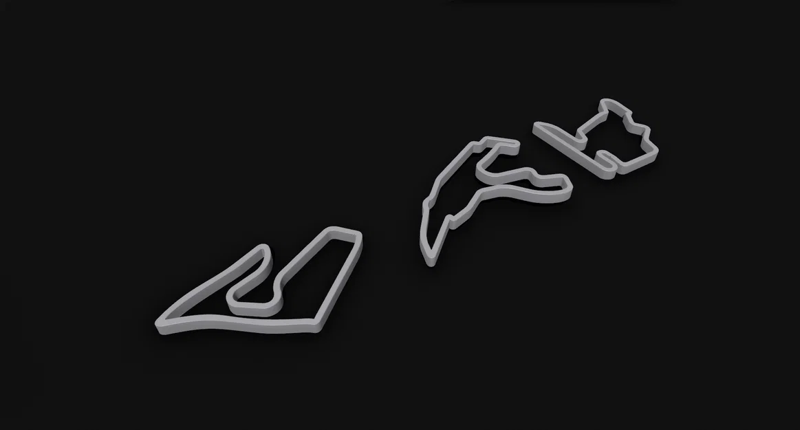 Bộ mô hình đường đua Formula 1 (24 chặng đua) file in 3D - Image 5