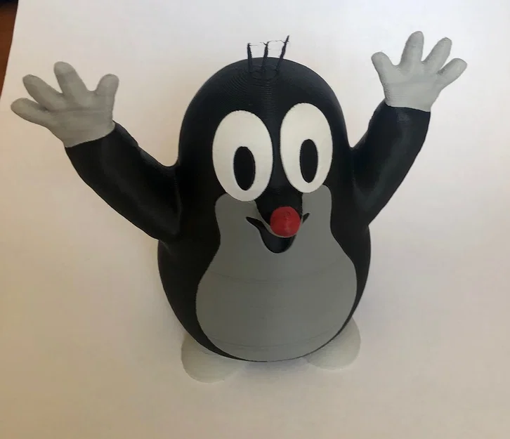 Mô hình chú chuột chũi Little Mole in 3D siêu đáng yêu - Image 1