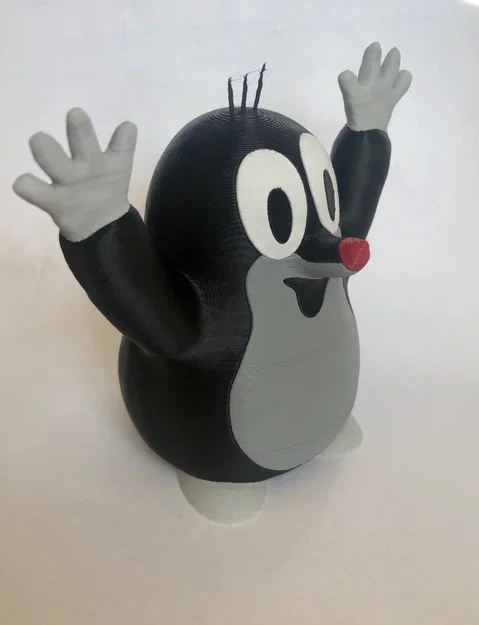 Mô hình chú chuột chũi Little Mole in 3D siêu đáng yêu - Image 2