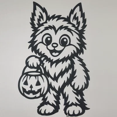 Tranh treo tường Cún Cưng Halloween siêu đáng yêu