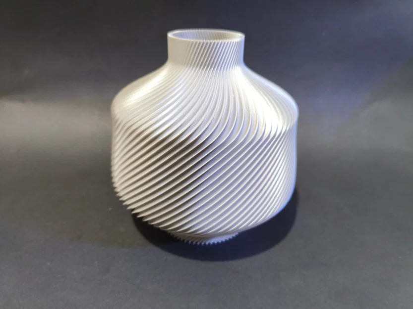 Bình 3D Modern Swirl Satin Hiện Đại - Image 2