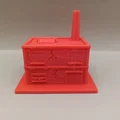 Mô hình thu nhỏ nhà máy công nghiệp cổ điển - Thumbnail 2