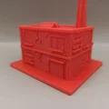 Mô hình thu nhỏ nhà máy công nghiệp cổ điển - Thumbnail 3