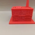 Mô hình thu nhỏ nhà máy công nghiệp cổ điển - Thumbnail 4