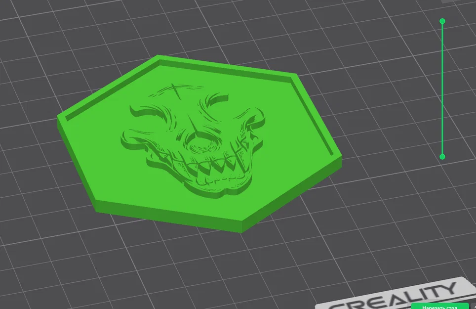 Mẫu in 3D huy hiệu đầu lâu chó (Dog Skull Patch) ấn tượng - Image 2