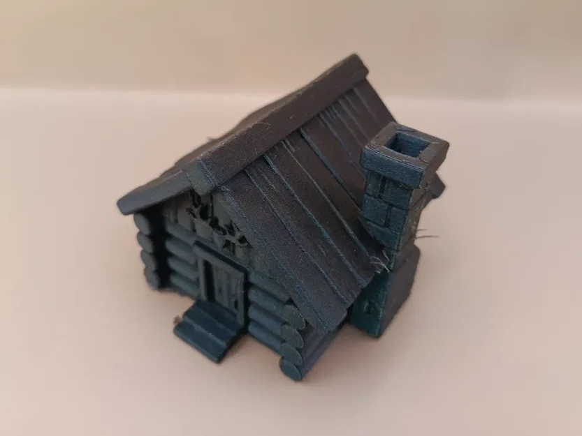 Mô hình nhà gỗ tí hon (Log cabin miniature) - Image 1