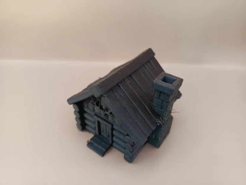 Mô hình nhà gỗ tí hon (Log cabin miniature) - Image 2