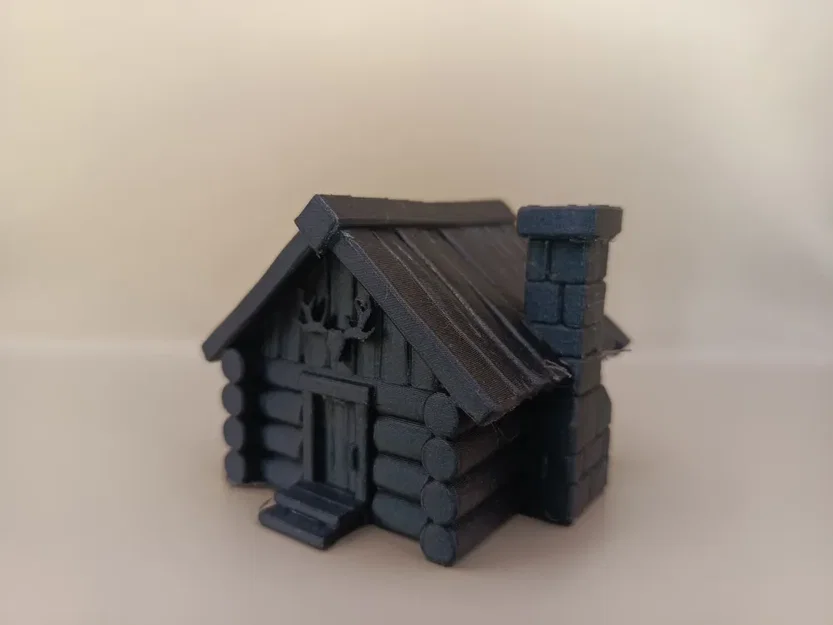 Mô hình nhà gỗ tí hon (Log cabin miniature) - Image 3