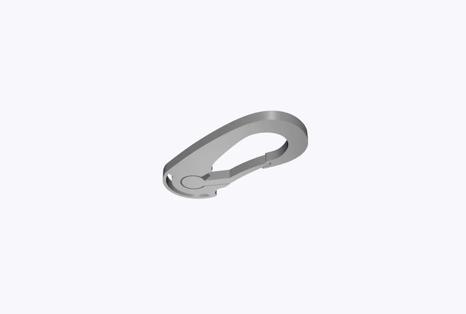 Móc khóa mini Click It Carabiner thiết kế in 3D tiện dụng - Image 1