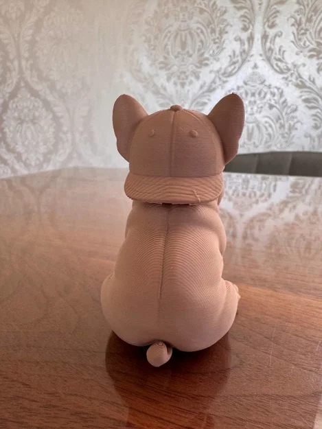 Chú chó French Bulldog đội mũ lưỡi trai - Image 4