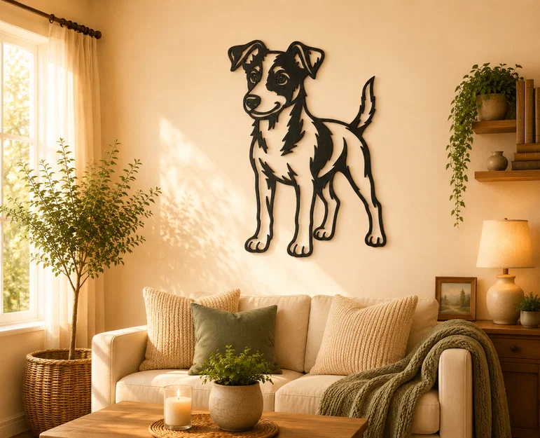 Nghệ thuật treo tường Jack Russell Terrier - Image 1